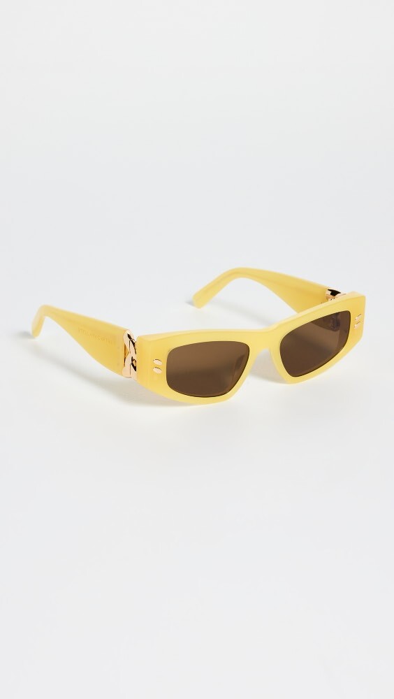 

Солнцезащитные очки Stella McCartney Cat Eye, желтый