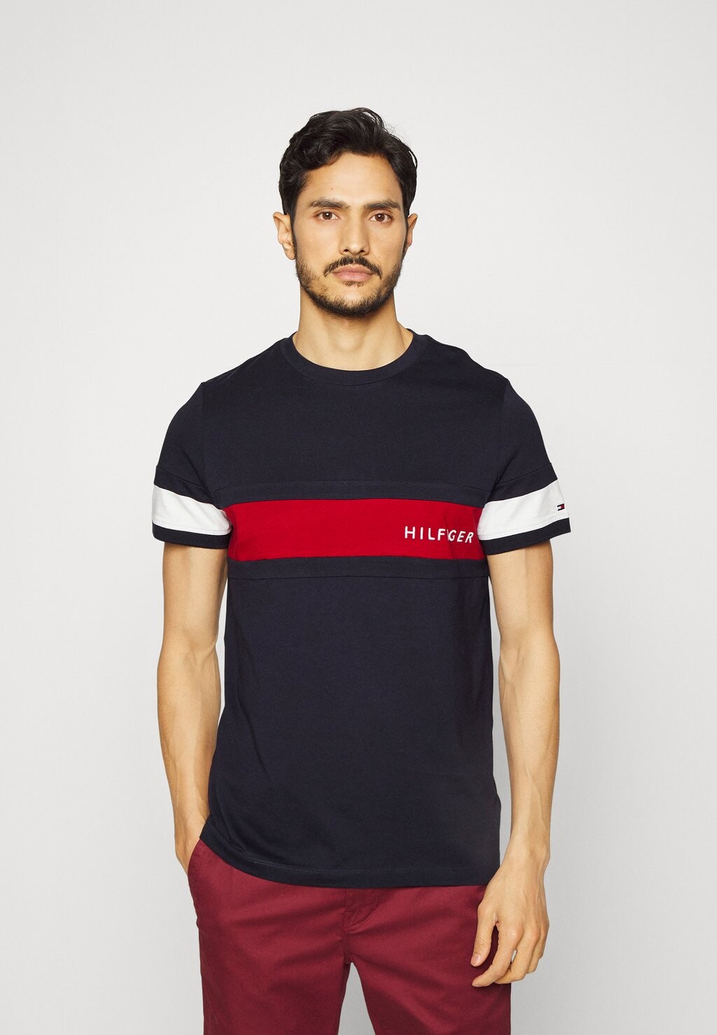

Футболка с принтом Tommy Hilfiger, темно-синий