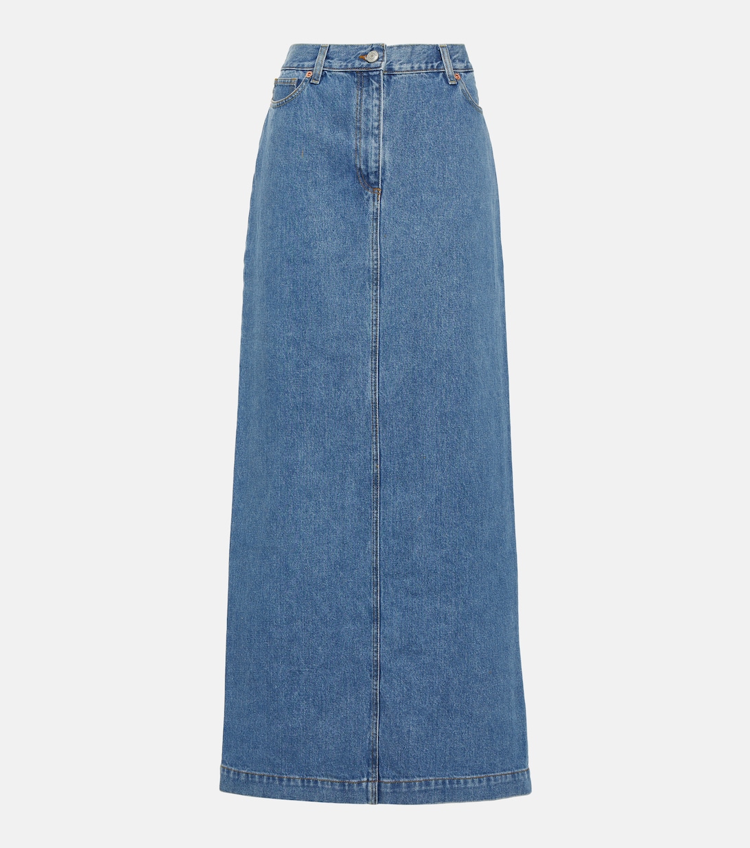 Джинсовая юбка макси MAGDA BUTRYM, синий юбка макси средней посадки со сборками magda butrym коричневый