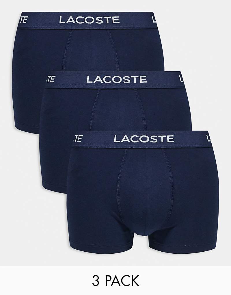 

Lacoste – комплект из 3 пар синих боксеров