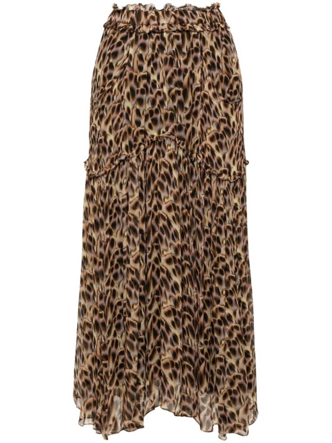 

Юбка миди Veronique MARANT ÉTOILE, коричневый