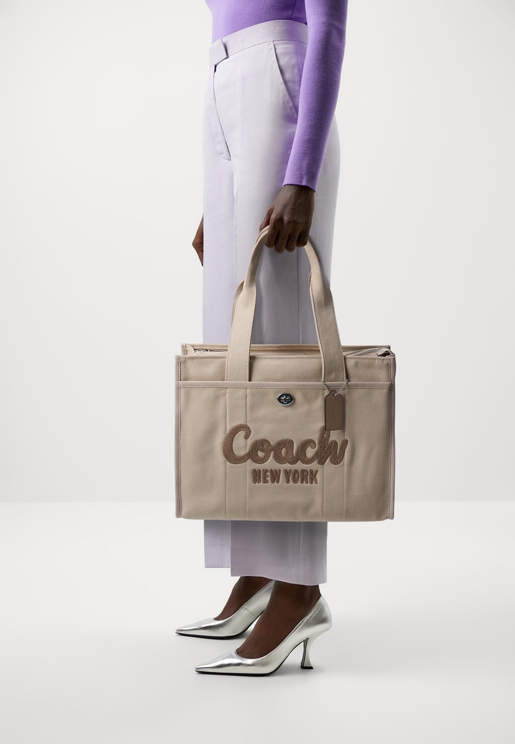 

Сумка для покупок Coach, бежевый