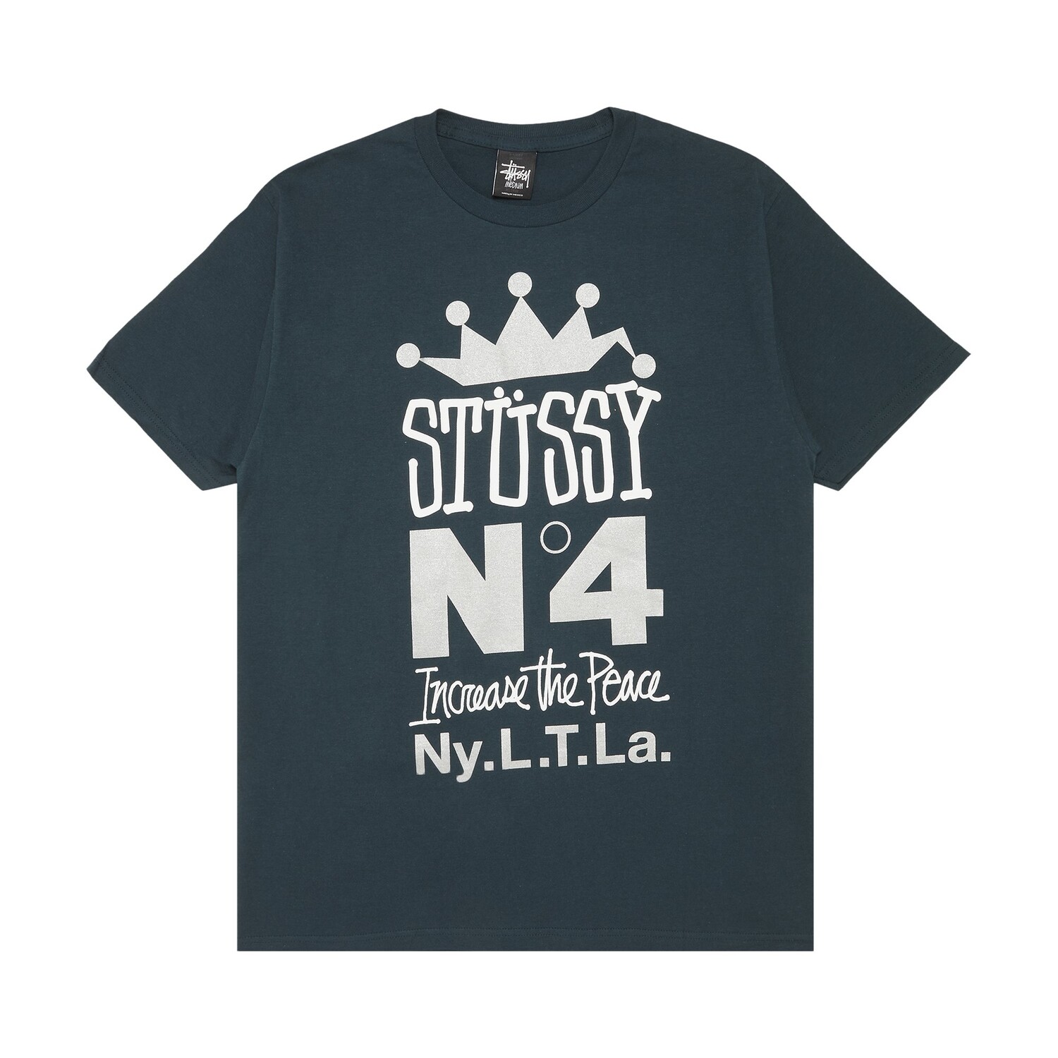 

Футболка Stussy Crown Stack, темно-бирюзовая, Зеленый