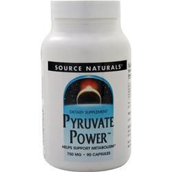 Source Naturals Сила пирувата (750 мг) 90 капсул source naturals лютеин 6 мг 90 капсул