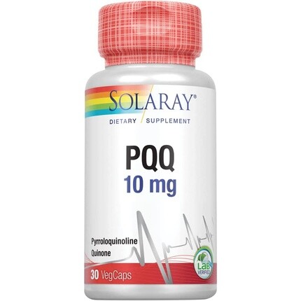 

Solaray PQQ 10 мг Пирролохинолинхиноновая добавка 30 CT
