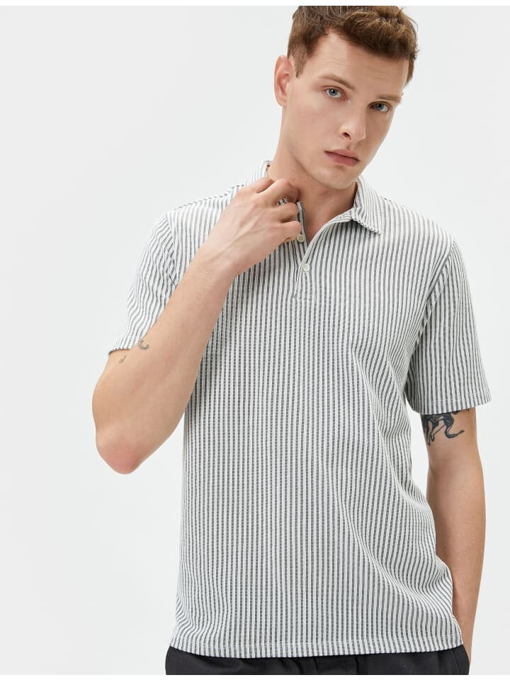 

Поло KOTON T shirt, цвет grau gestreift