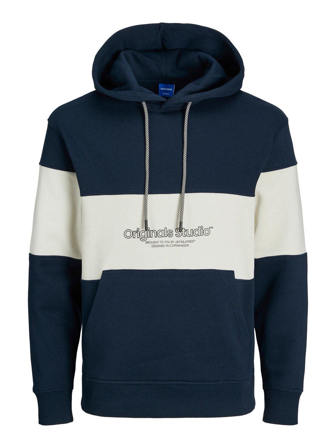 

Толстовка Jack & Jones Design Kapuzenpullover Hoodie, темно-синий