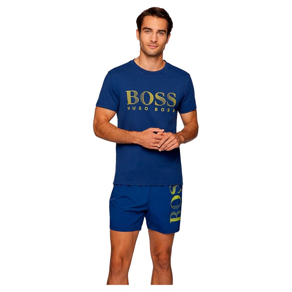 

Футболка BOSS UPF 50+ Relaxed Fit, синий