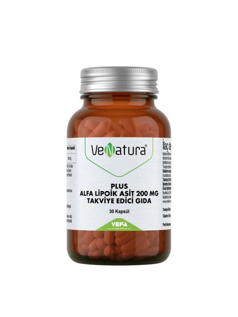 Venatura Plus Альфа-липоевая кислота 200 мг 30 капсул янтарная кислота 30 капсул по 200 мг