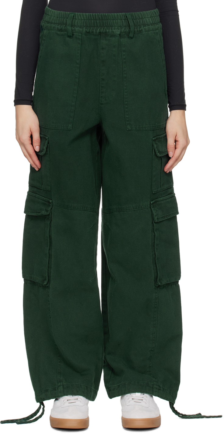 Зеленые брюки карго Lopa Holzweiler брюки карго 14 лет 162 см зеленый