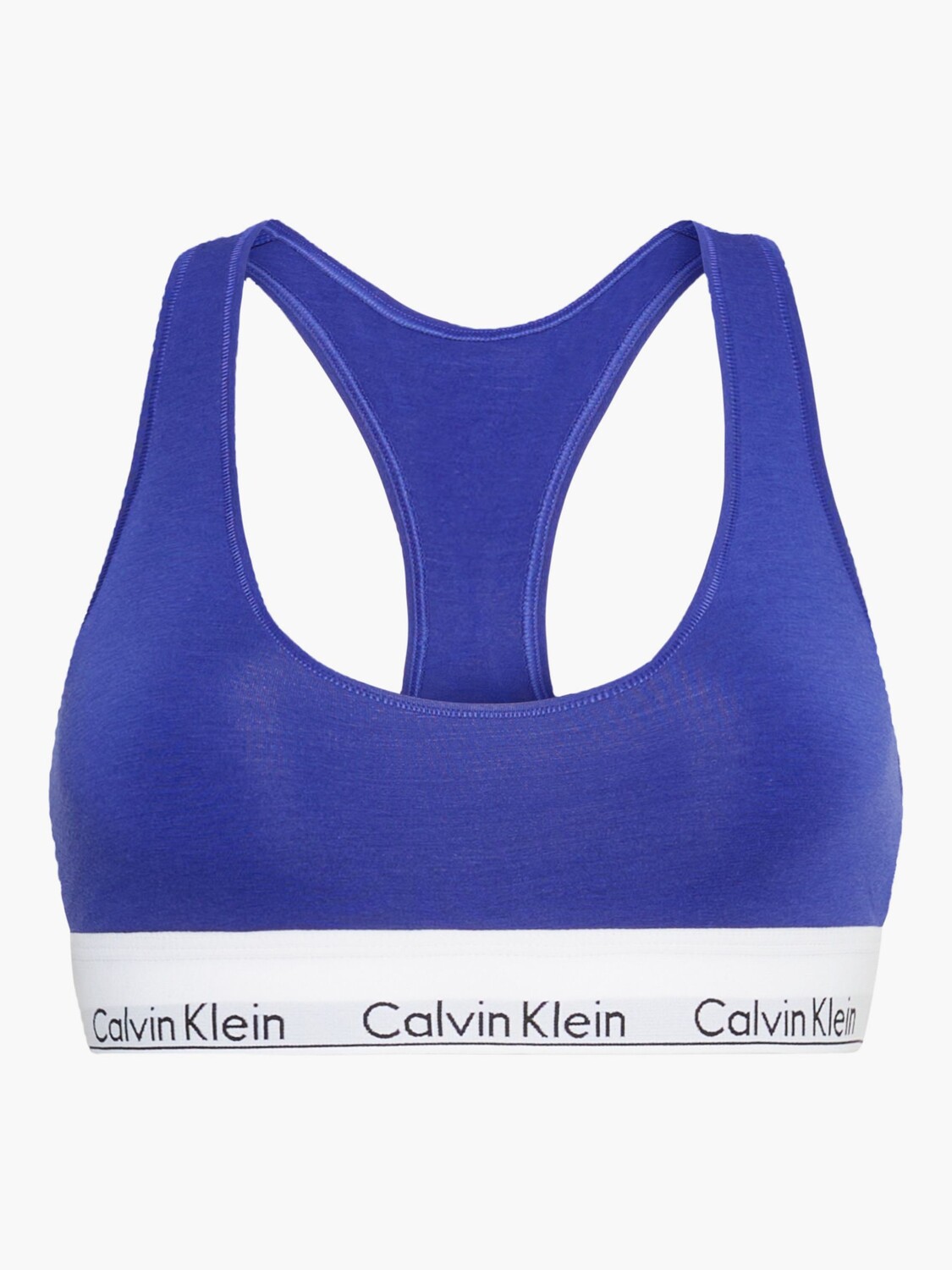 

Современный хлопковый бюстгальтер без косточек Calvin Klein, спектр синий