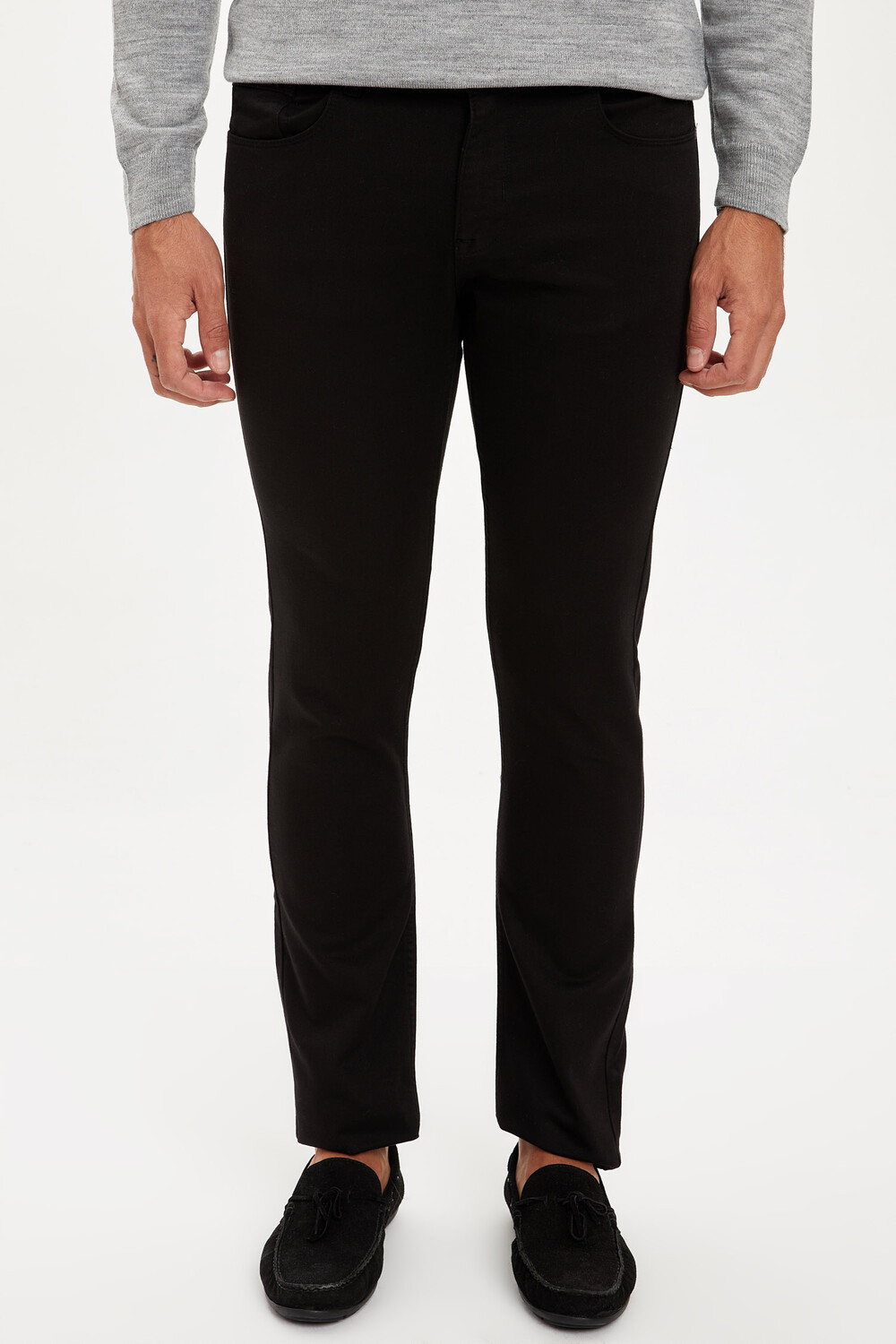 

Тканевые брюки DeFacto Stoff SLIM FIT, черный