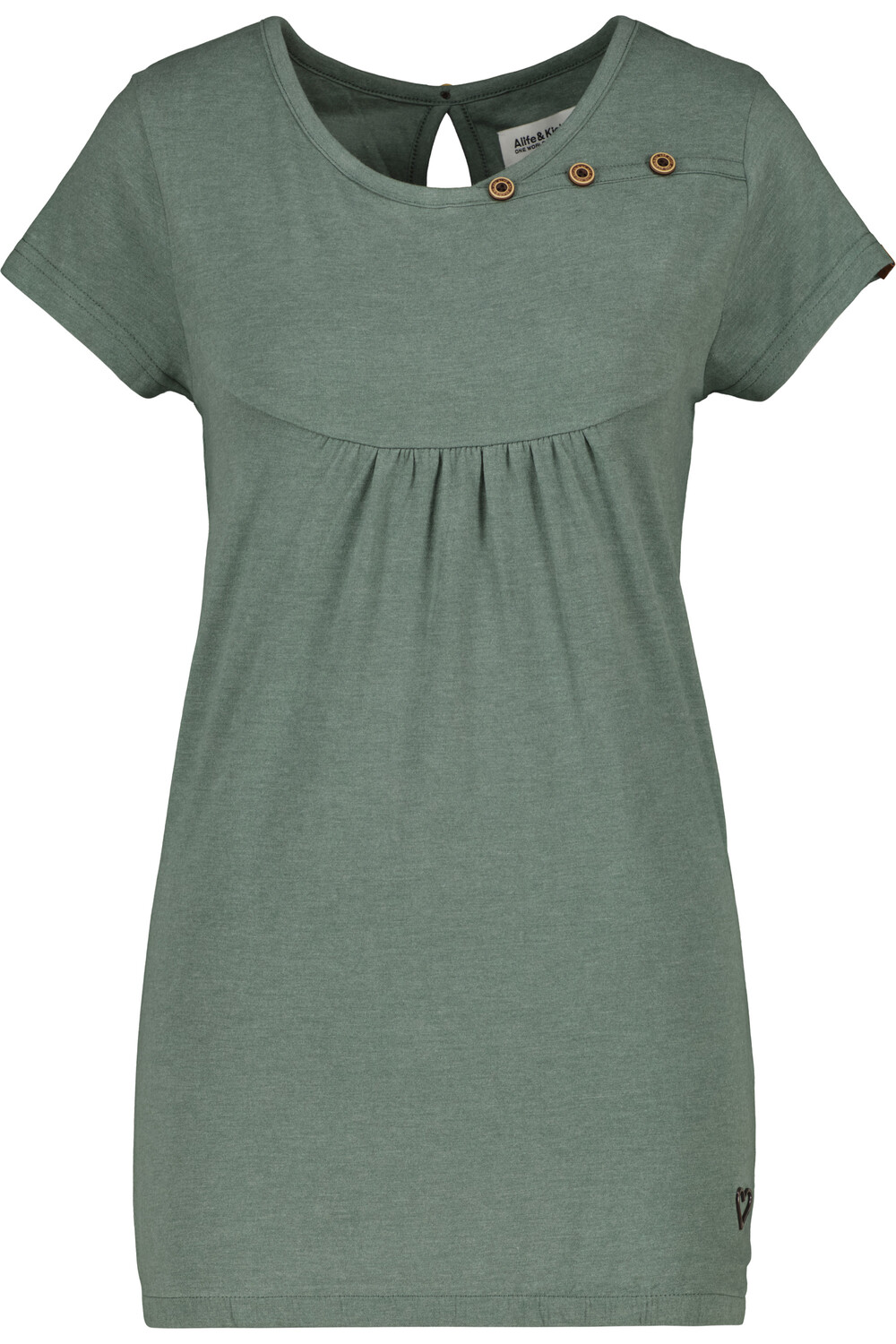 

Футболка alife and kickin, Blusen SummahAK A, цвет sage leaf melange