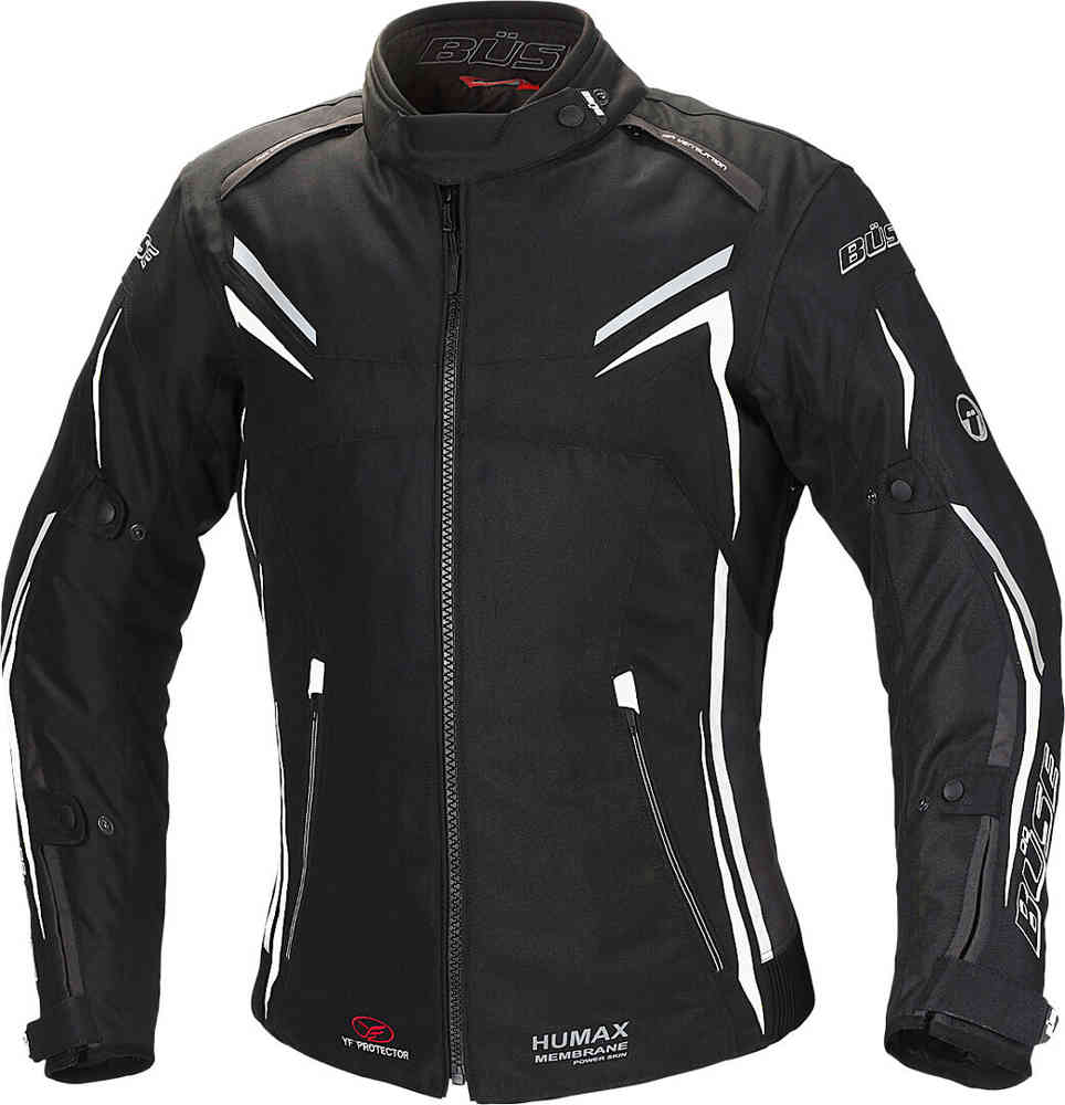 Mugello Женская мотоциклетная текстильная куртка Büse, черный
