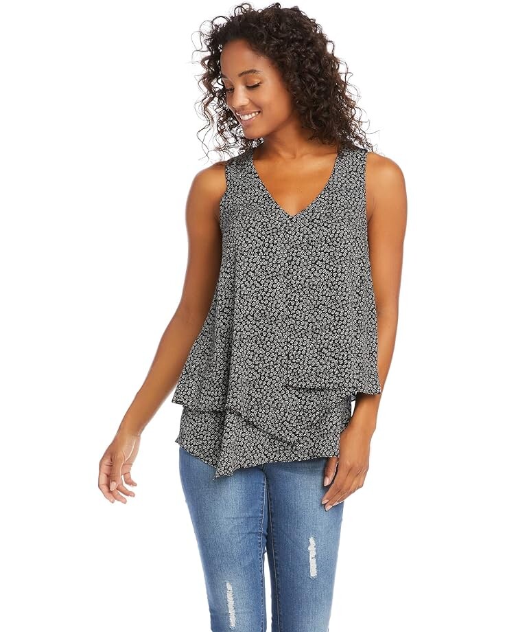

Топ Karen Kane Layered, цвет Print