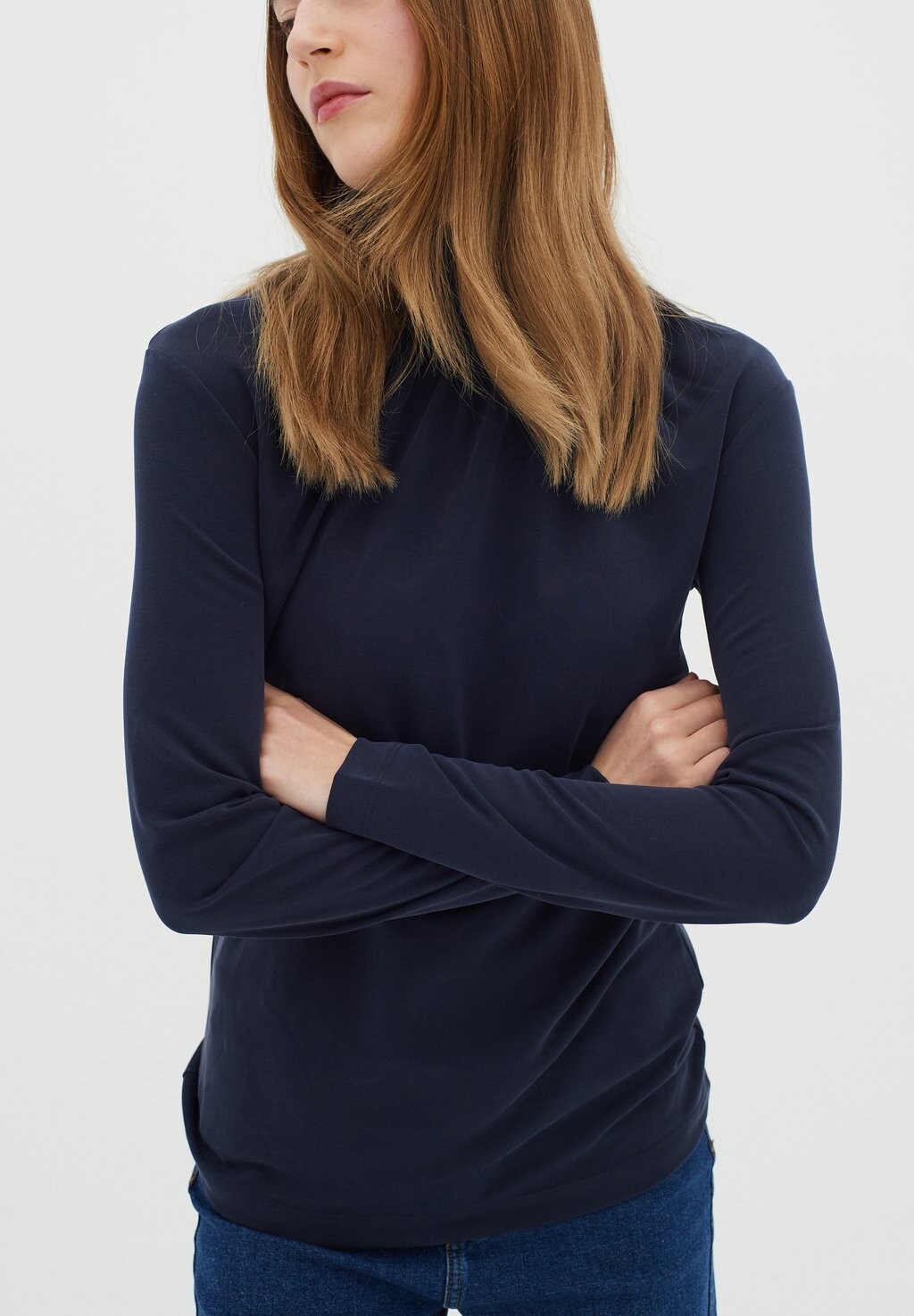 

Большая рубашка манга InWear AMANDUS, цвет marine blue