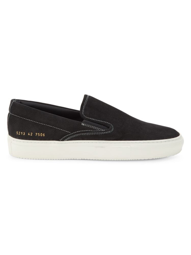 

Кроссовки без шнуровки с контрастной строчкой Common Projects, черный