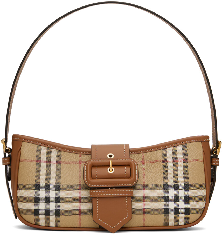 

Бежевая слинг-сумка Burberry
