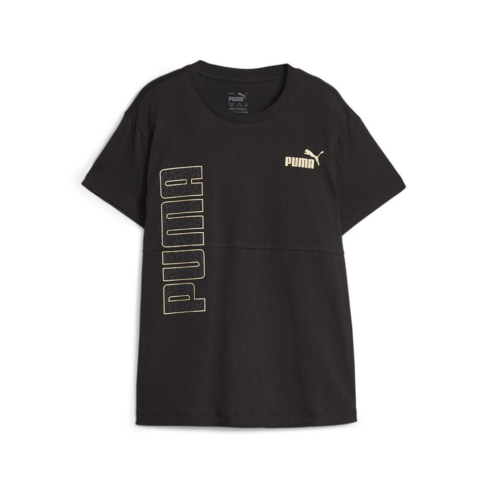 

Футболка с коротким рукавом Puma Power Logo Love Colorblock G, черный