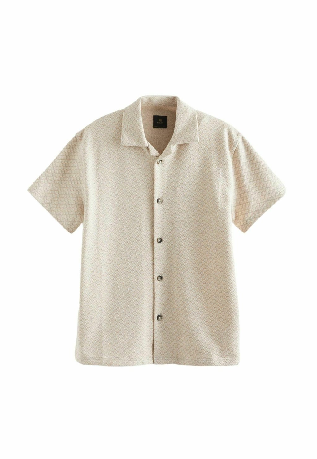 Рубашка SHORT SLEEVE REGULAR FIT Next, цвет stone geo рубашка поло short sleeve regular fit next цвет neutral