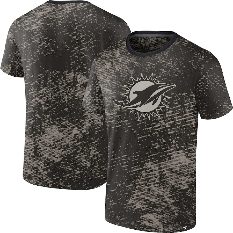 

Футболка с коротким рукавом Fanatics Branded Miami Dolphins, черный