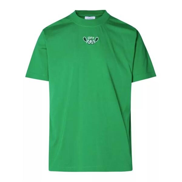 

Футболка cotton t-shirt Off-White, зеленый