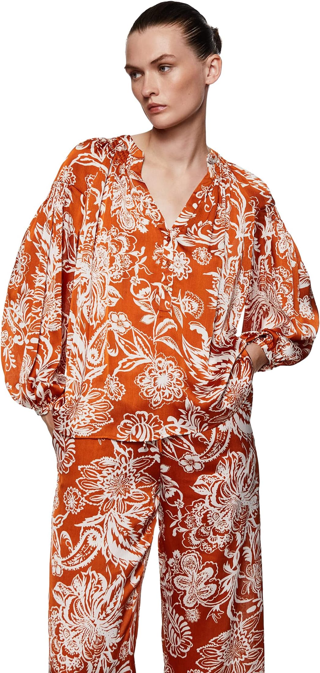 Блузка Edward-H MANGO, цвет Terracotta