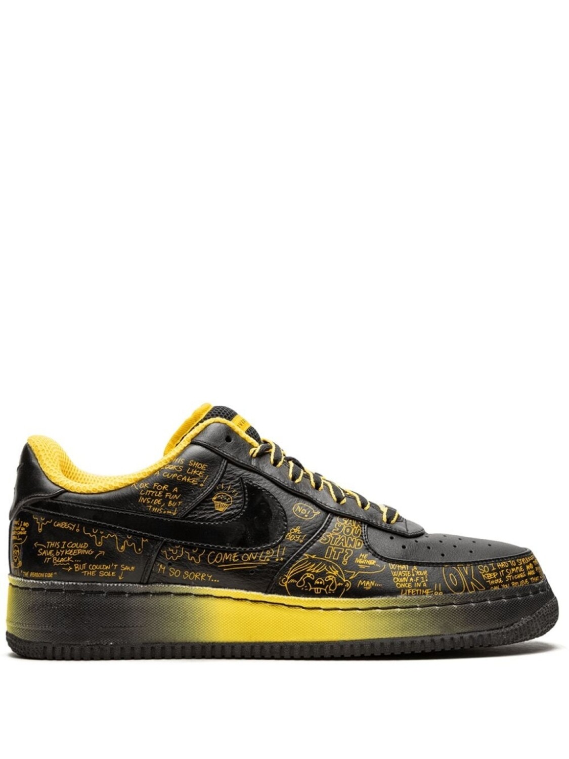 

Nike кроссовки Air Force 1 Busy P, черный