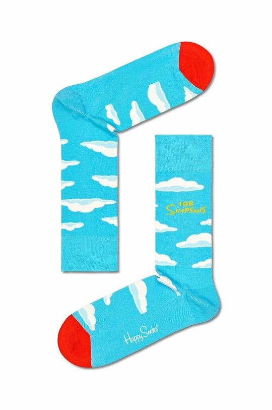 

Носки с облаками Happy Socks, бирюзовый
