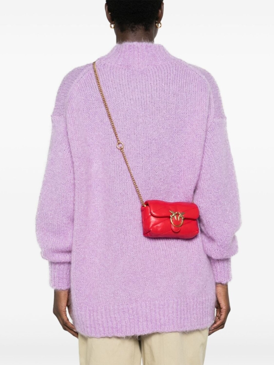 

PINKO мини-сумка через плечо Love Puff, красный
