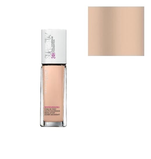 

Тональный крем для лица, оттенок 10 цвета слоновой кости, 30 мл Maybelline, Super Stay 24H