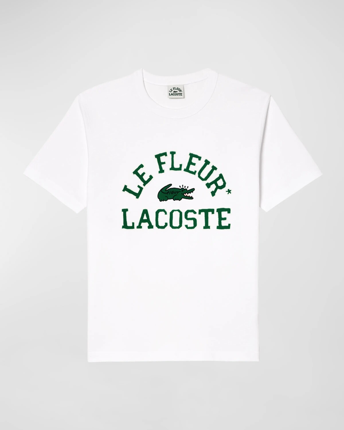

Мужская футболка с логотипом из коллекции x le FLEUR Lacoste, белый