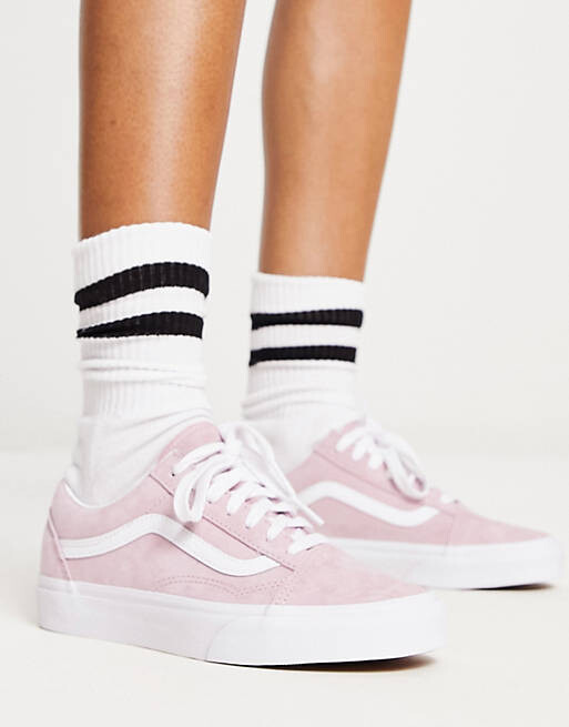 

Розовые замшевые кроссовки Vans Pig Old Skool