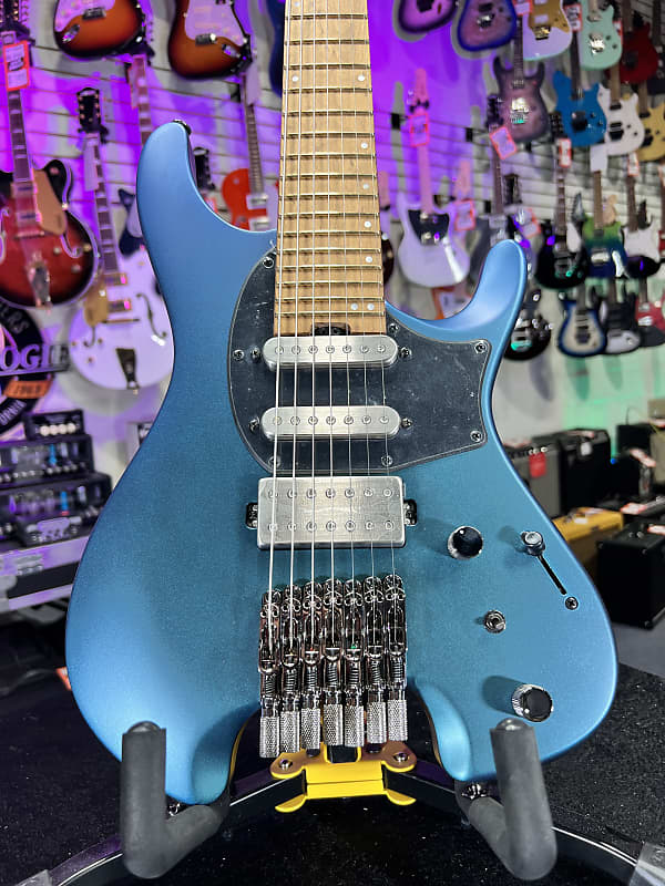 Электрогитара Ibanez Q547 7-string Electric Guitar - Blue Chameleon Metallic Matte Auth Deal Free Ship! 842 соединительные соломенные трубочки bmm 1 комплект