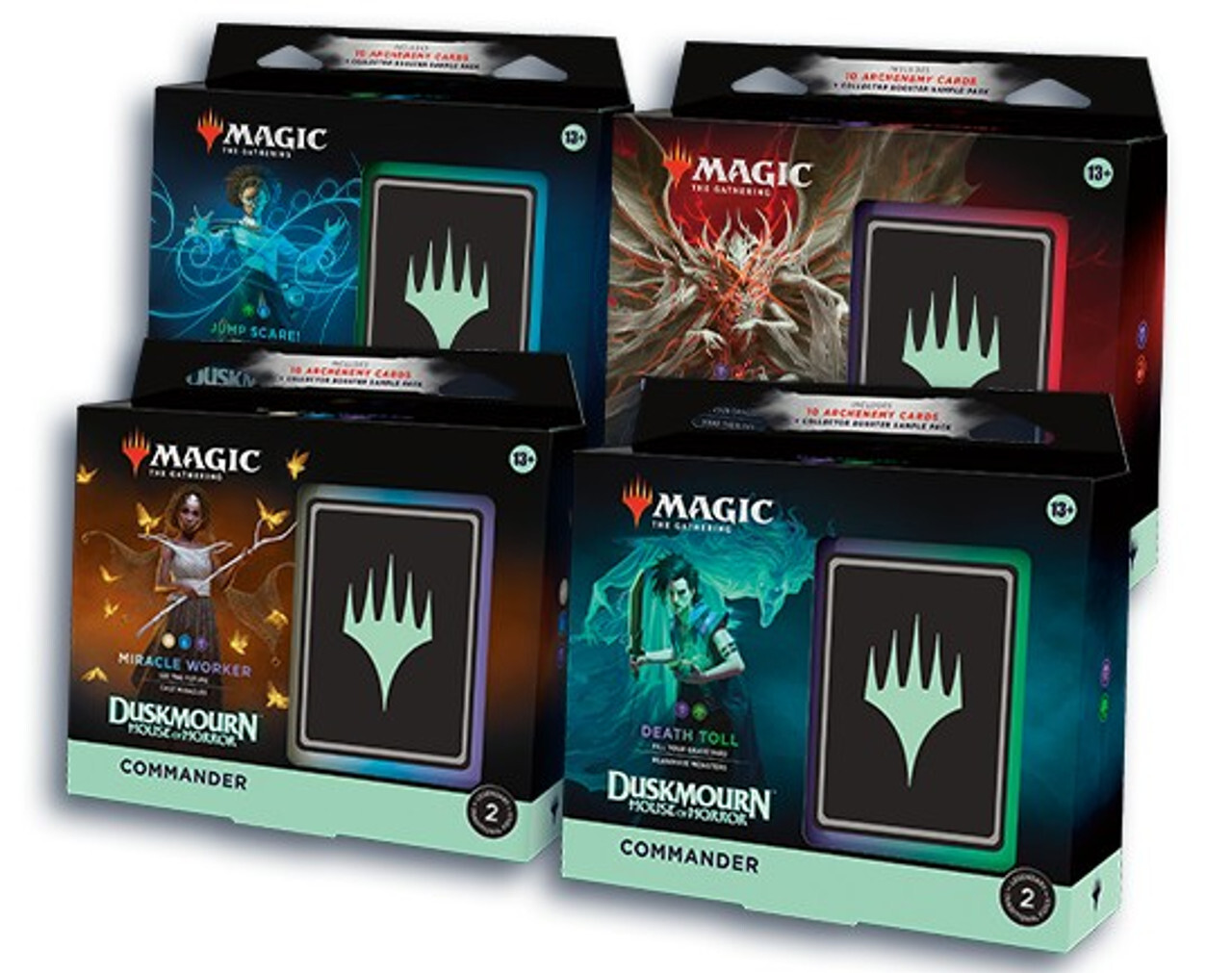 

Карточная игра Magic: The Gathering - Duskmourn - House of Horror - Commander Deck (Set of 4)
