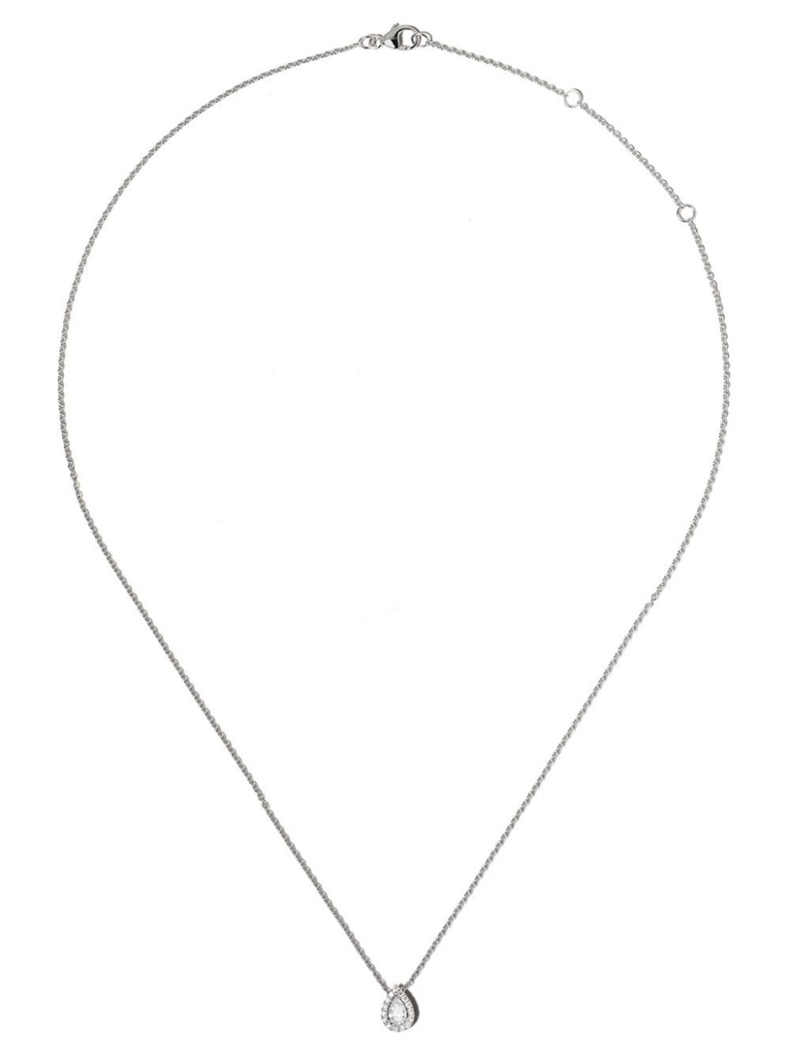 

Колье My First De Beers Aura из белого золота с бриллиантами De Beers Jewellers, серебряный