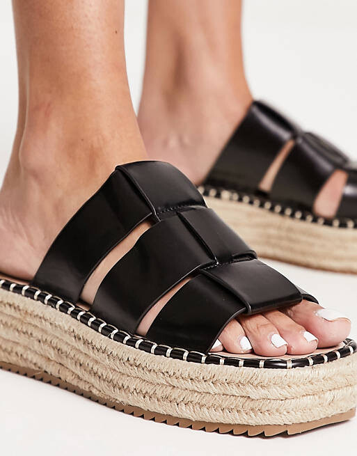 

Черные рыбацкие эспадрильи ASOS DESIGN Jackson