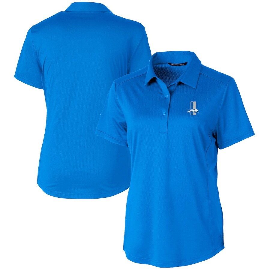 

Поло с коротким рукавом Cutter & Buck Detroit Lions, синий