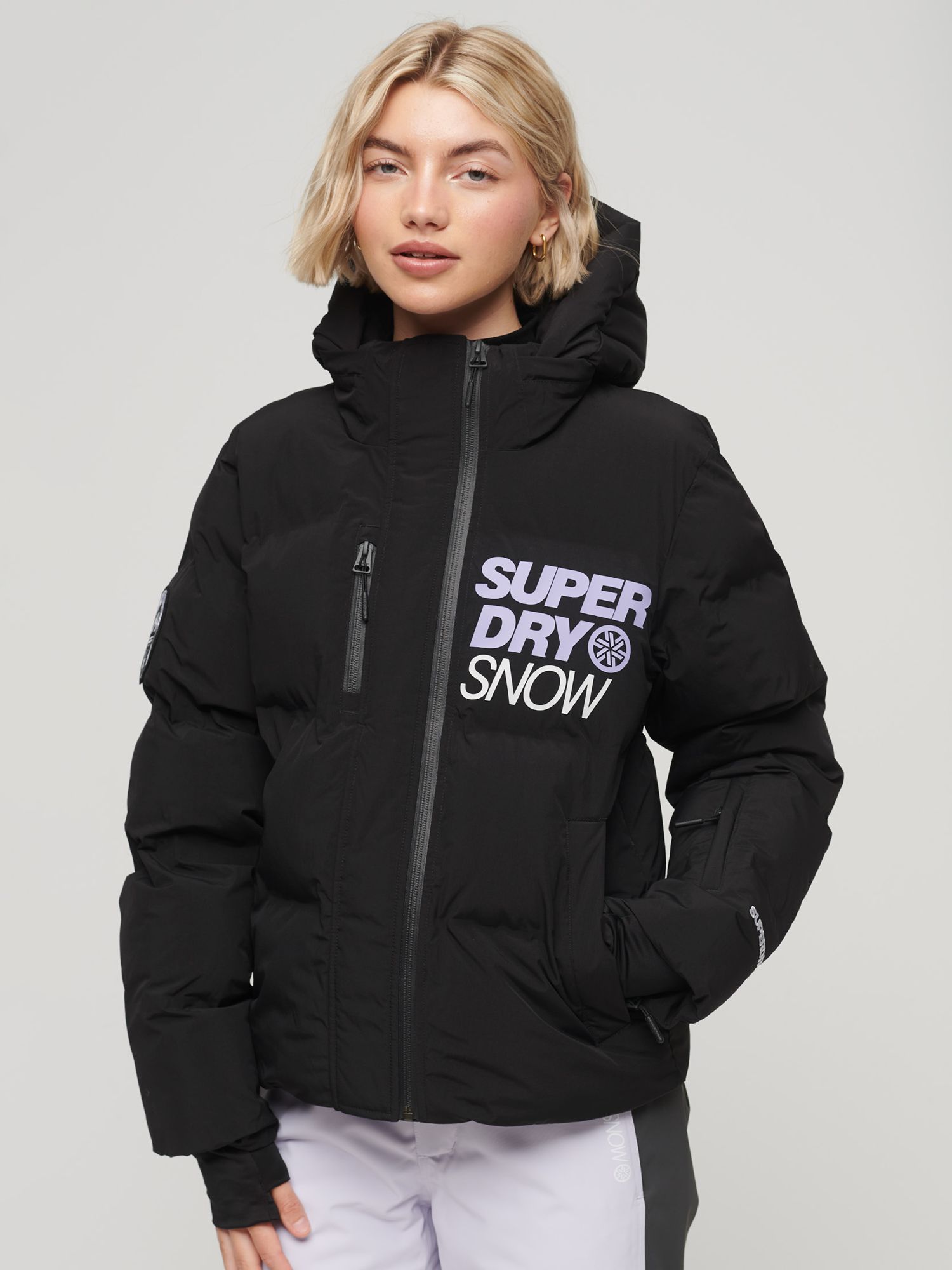 

Женская куртка-пуховик Ski Boxy Superdry, черный