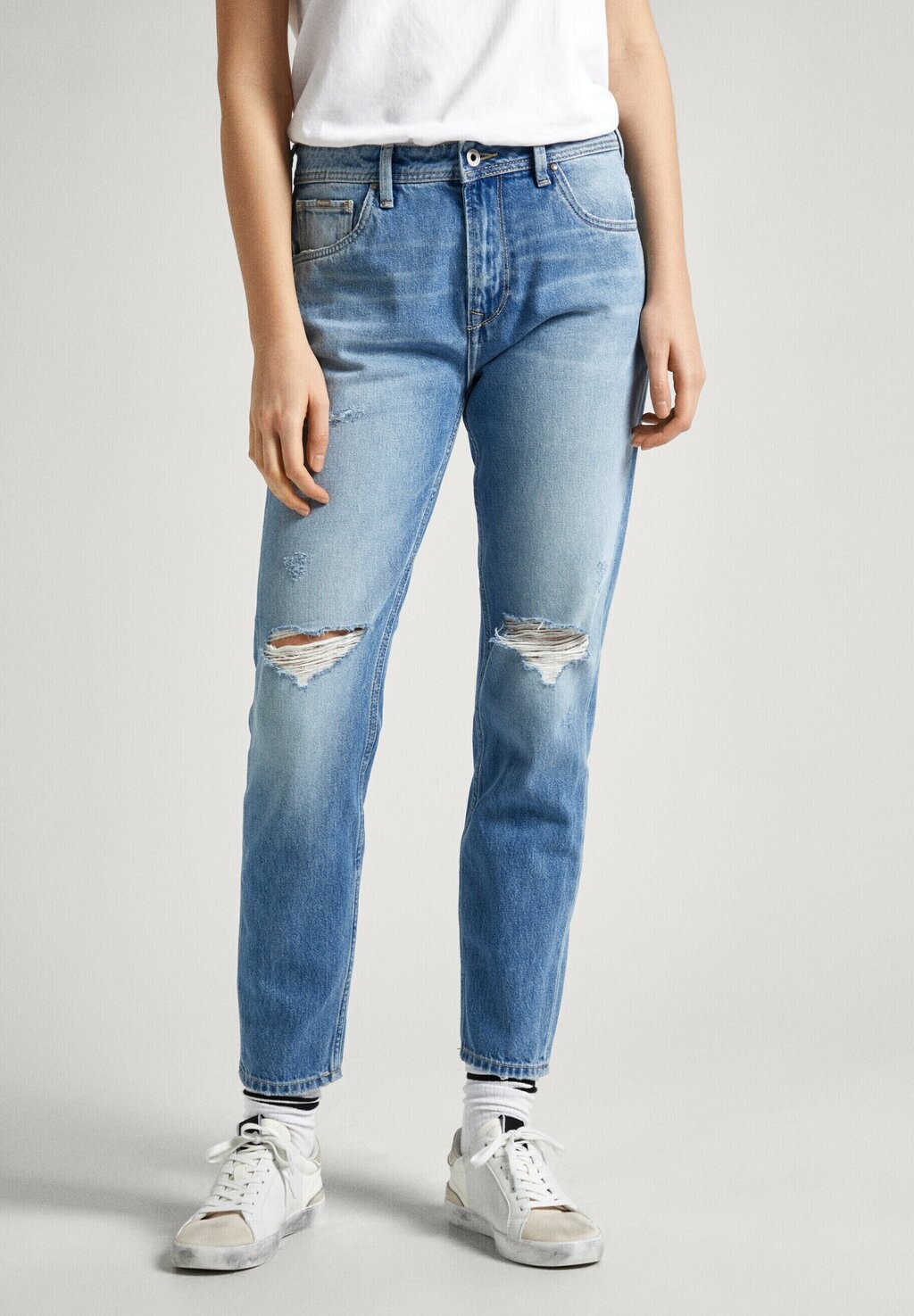 

Джинсы свободного покроя Pepe Jeans, синий деним