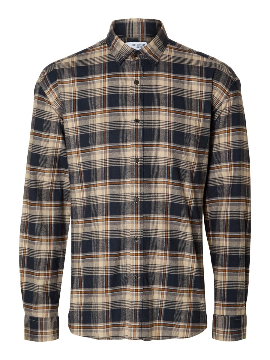 

Рубашка SELECTED HOMME Comfort fit Button Up Owen, цвет Cognac