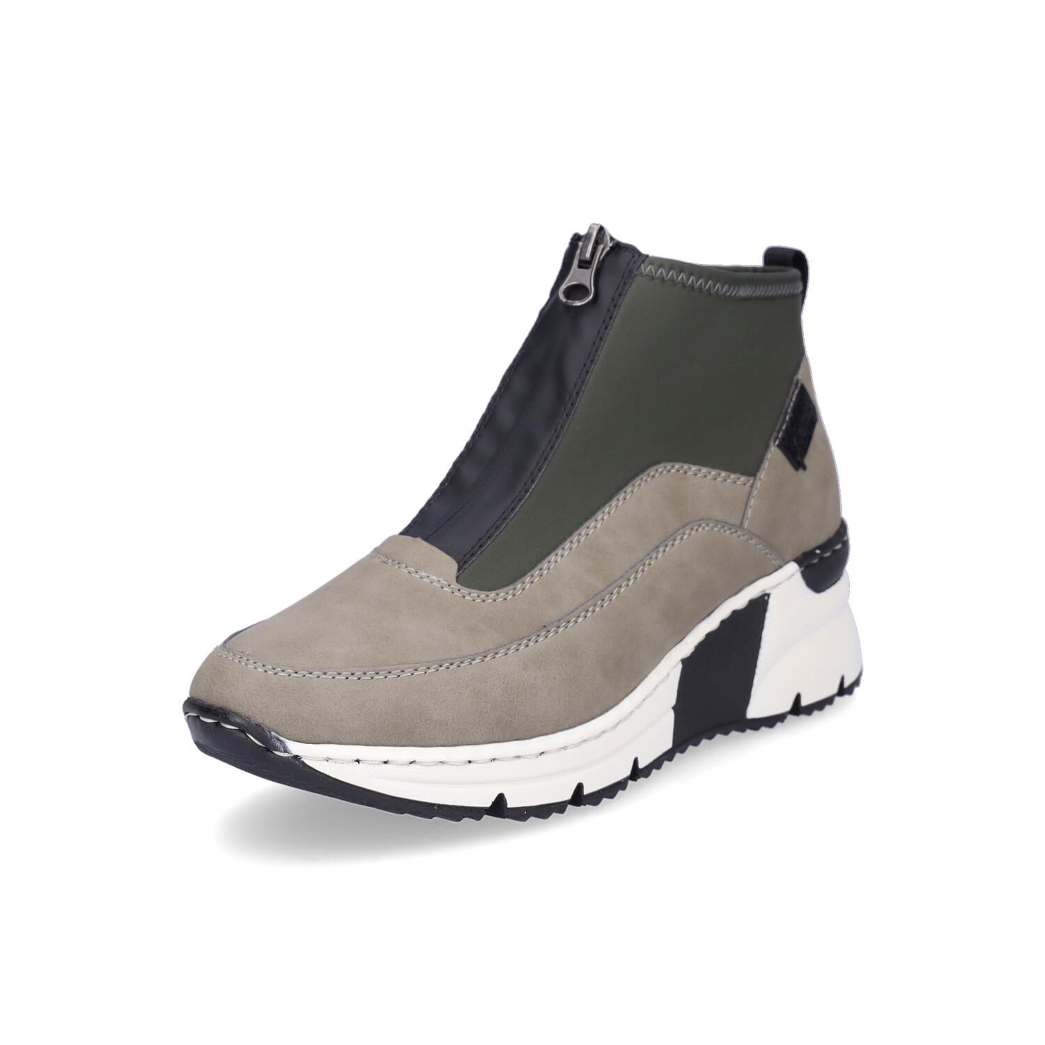 Кроссовки rieker Slip on Sneaker, цвет grün taupe