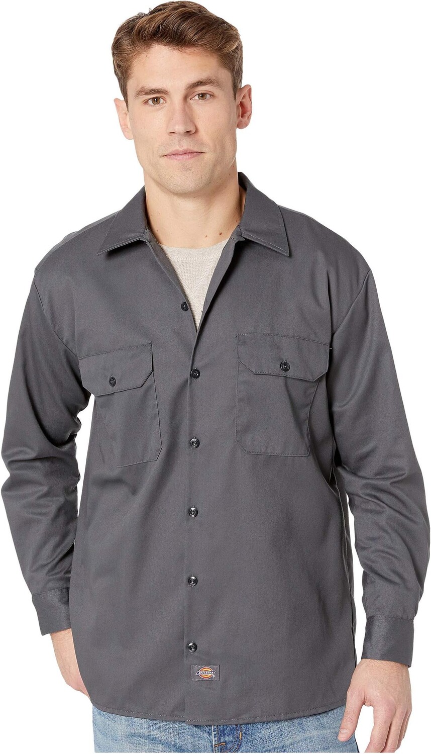

Рабочая рубашка с длинным рукавом Dickies, цвет Charcoal