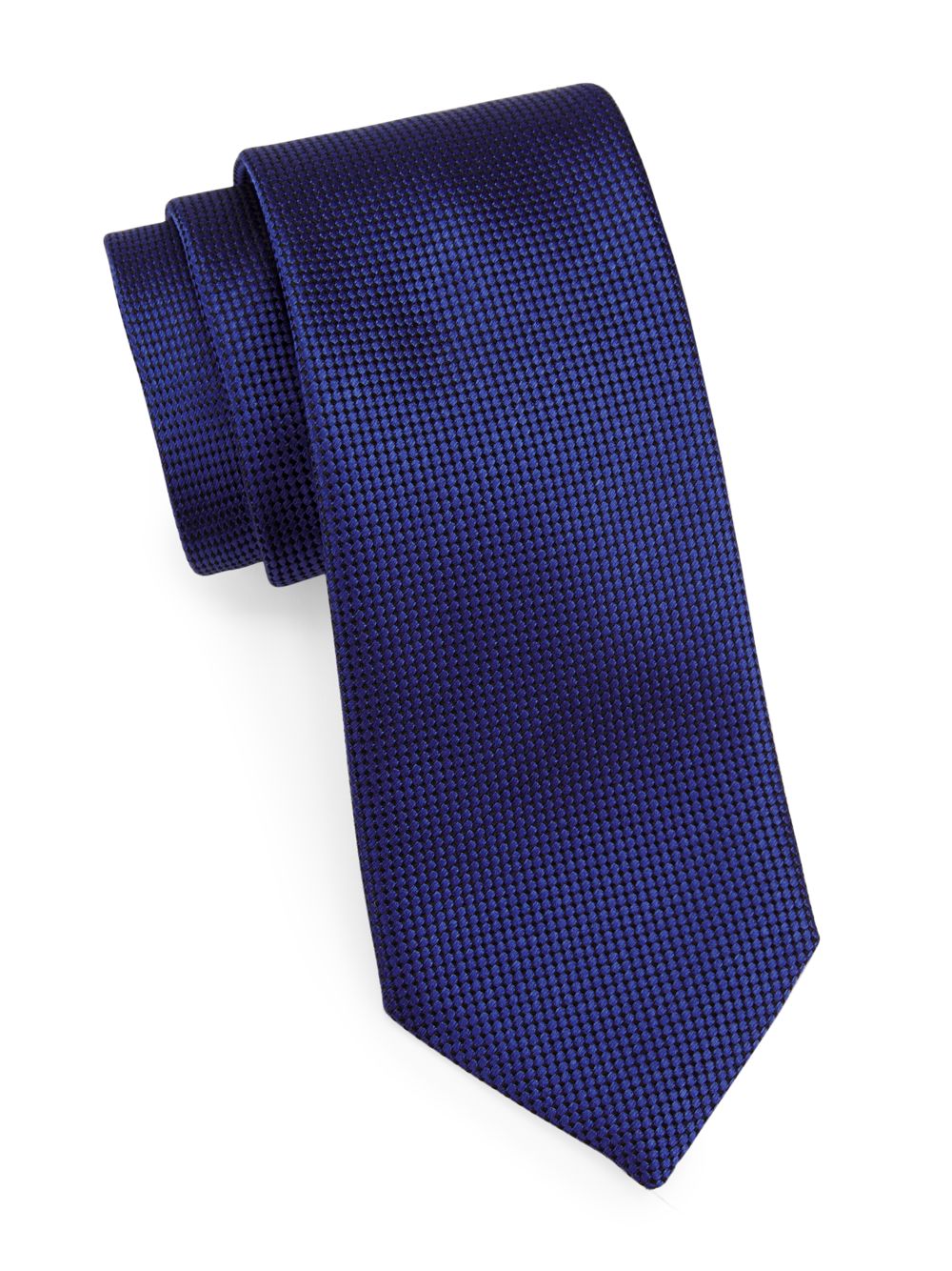 Шелковый жаккардовый галстук Charvet, синий
