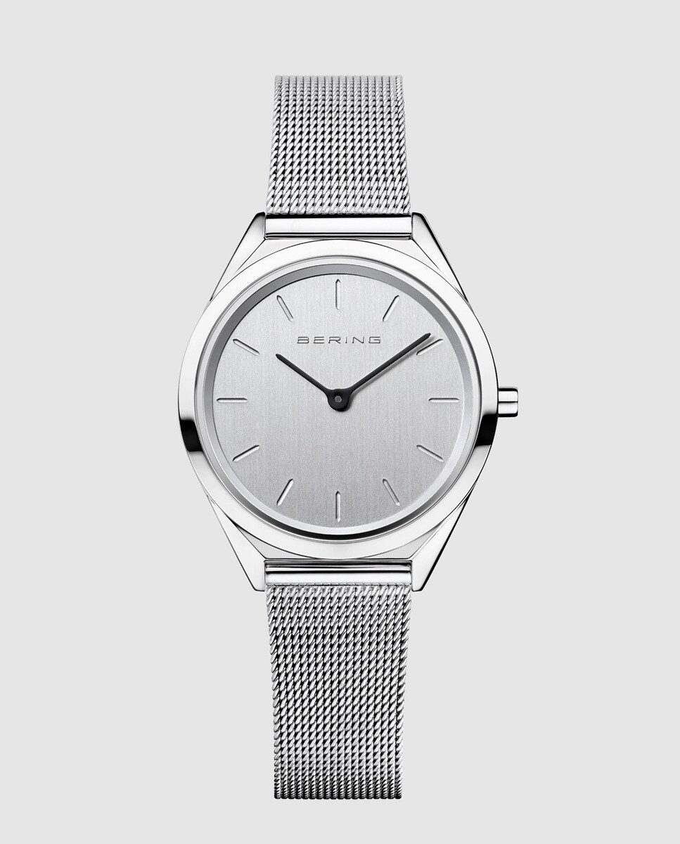 цена Женские часы Bering 17031-000 из матовой стали Bering, серебро