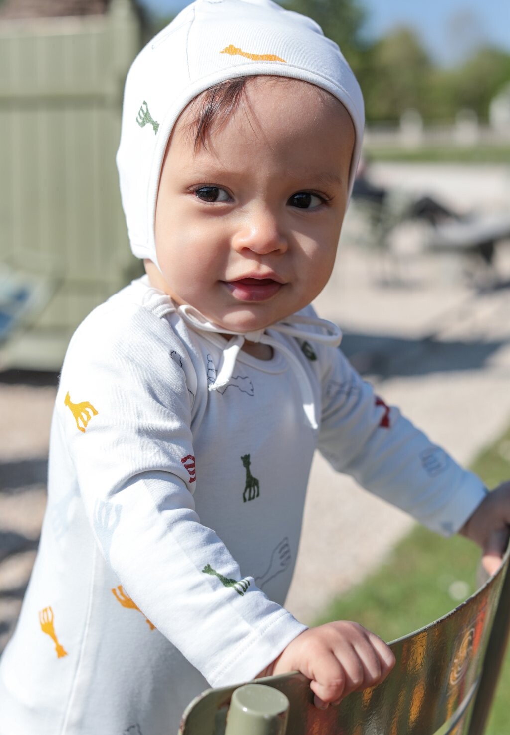 

Комбинезон STRAMPLER Sophie la Girafe, цвет snow white