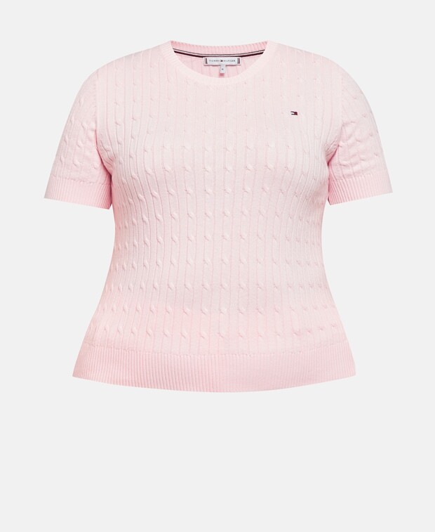 

Пуловер с короткими рукавами Tommy Hilfiger, роза