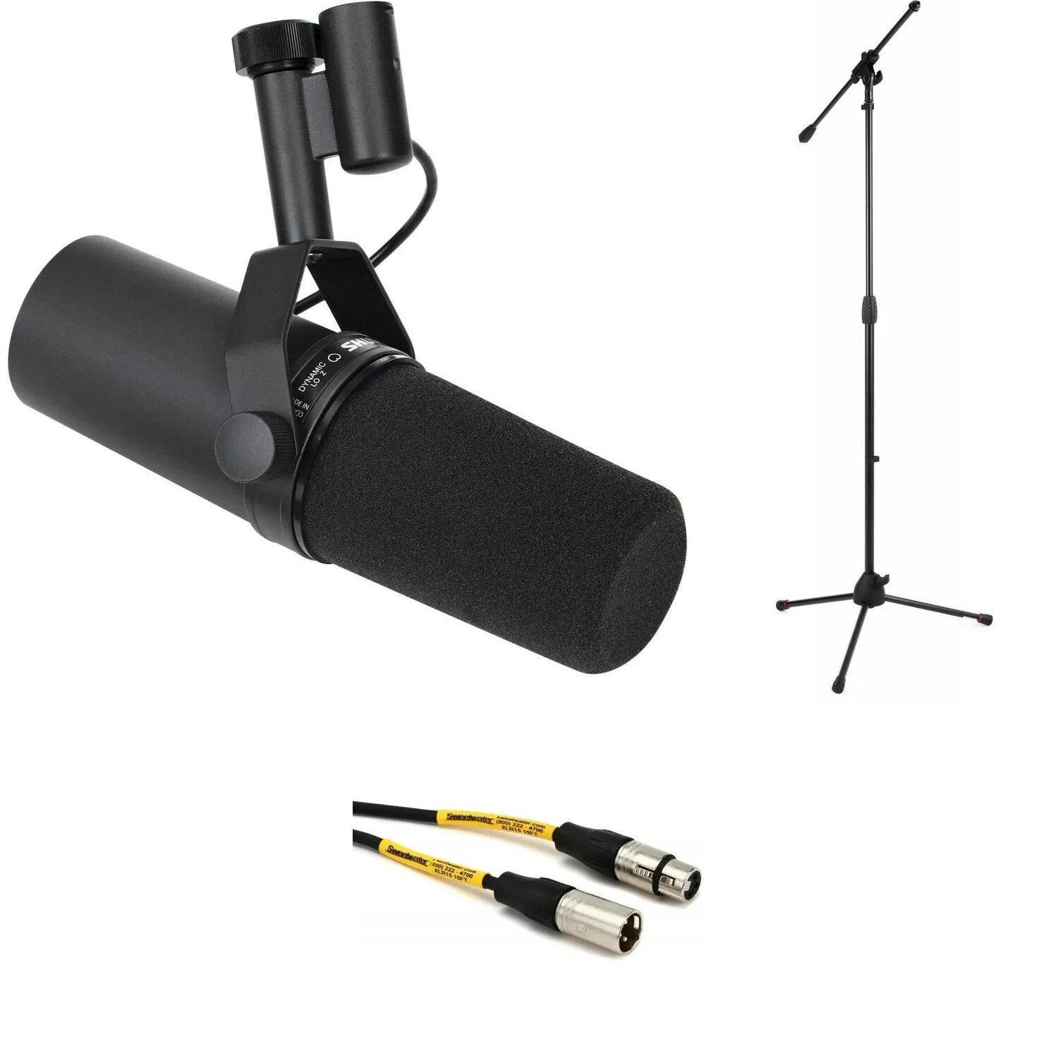 

Кардиоидный динамический микрофон Shure SM7B с подставкой в ​​комплекте