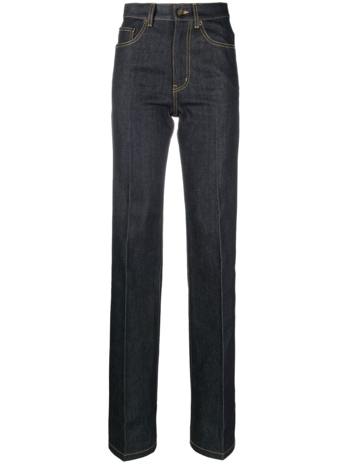 

Saint Laurent прямые джинсы, синий
