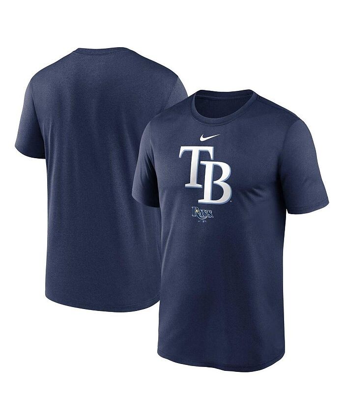 

Мужская темно-синяя футболка Tampa Bay Rays Team Arched Lockup Legend Performance Nike, синий